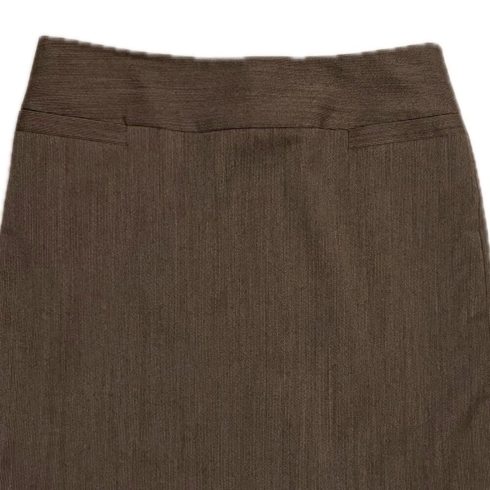 Talbots Petites Brown Wool Pencil Skirt  size 8P